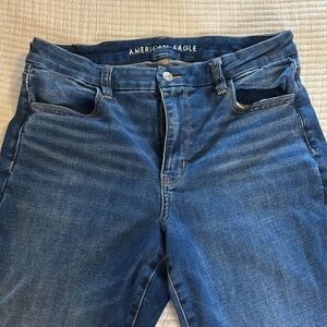 American Eagle Curvy High Rose Jeggings